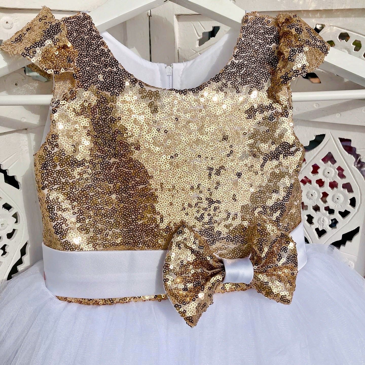 Gold Sequin Dress